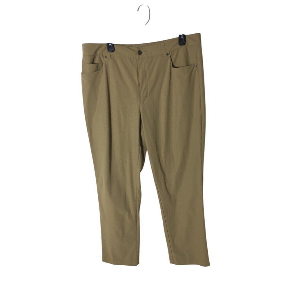 WA VRST Dress Pants Men's Size 38 x 30 Tan Tapered Leg